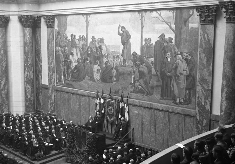 Reichsgründungsfeier an der Friedrich-Wilhelms-Universität (heute Humboldt-Universität), Berlin, Januar 1933